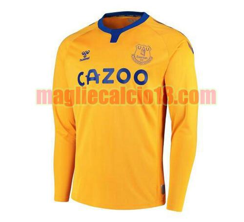 maglia everton 2020-2021 seconda manga larga 